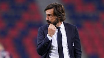 El partido frente al Bologna fue el último de Pirlo como entrenador de la Juventus
