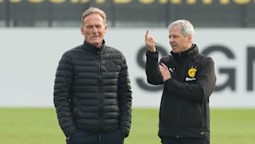 Aki Watzke und Lucien Favre im Gespräch