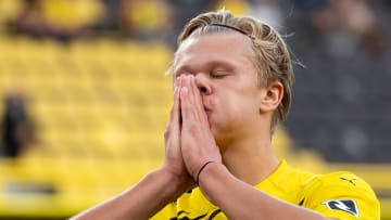 Erling Haaland erzielte einen Doppelpack gegen Gladbach