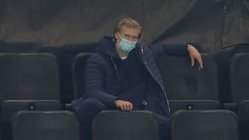 Haaland muss von der Tribüne aus zusehen