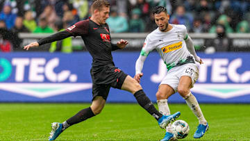 Andre Hahn und Ramy Bensebaini könnten sich am Samstag wieder begegnen