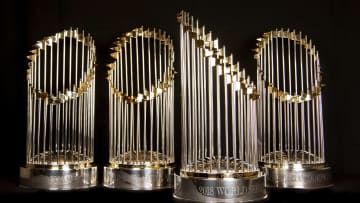 Boston Red Sox World Series Trophies