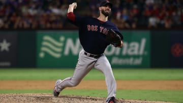 Porcello takes the mound for the Red Sox against the Texas Rangers