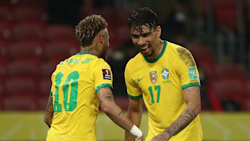Neymar Jr. e Lucas Paquetá