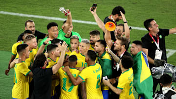 Il Brasile festeggia l'oro olimpico ai Giochi di Tokyo 2020
