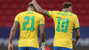 Neymar y Gabigol, estrellas de la selección brasileña