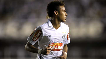 Brazilian football star Neymar, of Santo