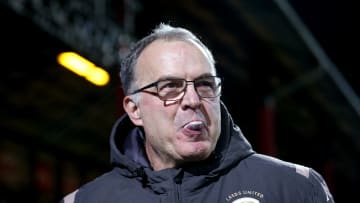 Marcelo Bielsa, durante un encuentro ante el Brentford