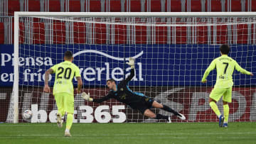 C.A. Osasuna v Atletico de Madrid - La Liga Santander