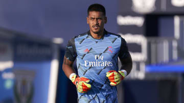 Alphonse Areola con el Real Madrid