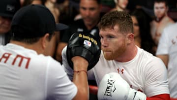 "Canelo" Álvarez se mantiene entrenando mientras espera fecha para su próximo combate