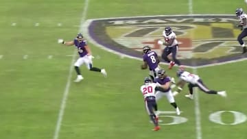 Lamar Jackson sigue demostrando lo mejor de su técnica como corredor