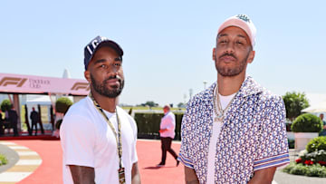 Alexandre Lacazette dan Pierre-Emerick Aubameyang