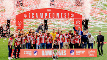 Championship celebration Atletico Madrid