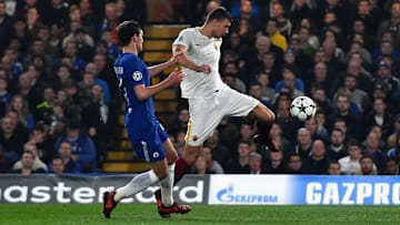 Dzeko in gol col Chelsea