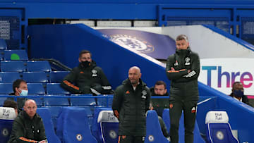 Ole Gunnar Solskjaer took aim at Chelsea's website after 0-0 draw on Sunday Ole Gunnar Solskjaer took aim at Chelsea's website after 0-0 draw on Sunday