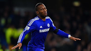 La classica esultanza di Drogba La classica esultanza di Drogba