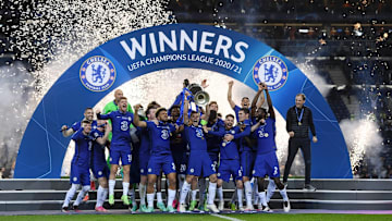 Il Chelsea festeggia la Champions