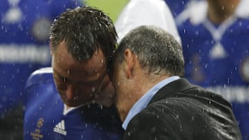 Chelsea's English defender John Terry (L