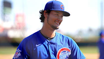Cubs right-hander Yu Darvish at Spring Training