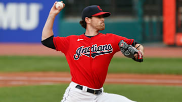 Shane Bieber fue el as de la rotación de los Indios en el 2020