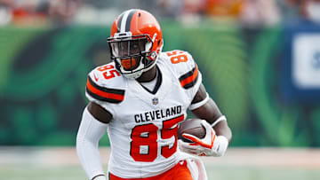 Cleveland Browns tight end David Njoku vs. the Cincinnati Bengals