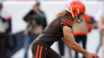 Cleveland Browns punter "Scottish Hammer" Jamie Gillan