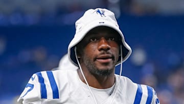 Wide receiver Devin Funchess as a member of the Indianapolis Colts