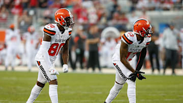 Odell Beckham Jr. and Jarvis Landry lined up at receiver vs. the San Francisco 49ers