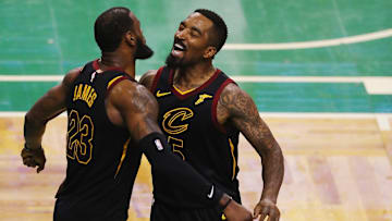J.R. Smith was LeBron James' teammate from 2015-2017