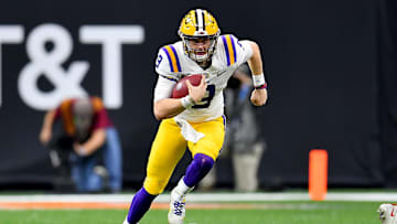 LSU's Joe Burrow has hands that won't blow you away.