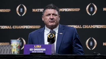 LSU head coach Ed Orgeron 