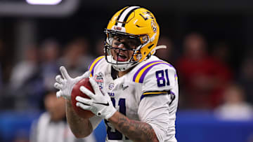 LSU Tigers tight end Thaddeus Moss