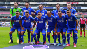 Cruz Azul en la foto previo a un partido ante Xolos de Tijuana.
