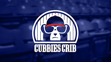 Mar 10, 2017; Peoria, AZ, USA; Chicago Cubs center fielder Ian Happ (86) hits a single against the Seattle Mariners during the second inning at Peoria Stadium. Mandatory Credit: Joe Camporeale-USA TODAY Sports