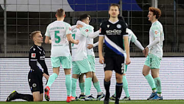 Big Points für Werder: Die Grün-Weißen entführten schmeichelhafte drei Punkte aus Bielefeld