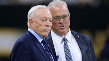 Dallas Cowboys leaders Jerry Jones and Stephen Jones.