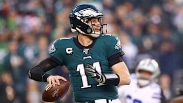 Carson Wentz came up big for the Eagles on Sunday against the Dallas Cowboys.