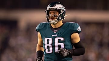 Ahead of their NFC Wild Cartd Round game vs. Seahawks, Zach Ertz has been a limited participant.