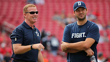 Jason Garrett and Tony Romo