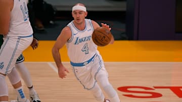 Caruso está en su cuarta temporada con los Lakers en la NBA