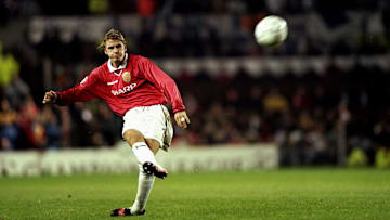 David Beckham of Manchester Utd