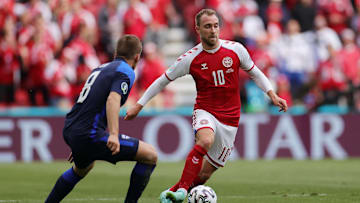 Christian Eriksen contro la Finlandia