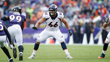 Jared Veldheer played all 16 games last season for the Denver Broncos before signing with Green Bay.
