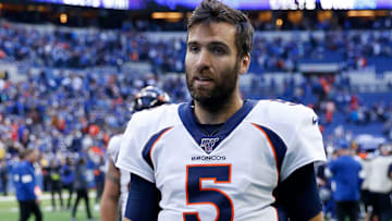 Denver Broncos quarterback Joe Flacco