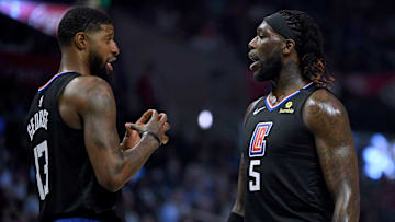 Paul George y Montrezl Harrell evidenciaron sus diferencias