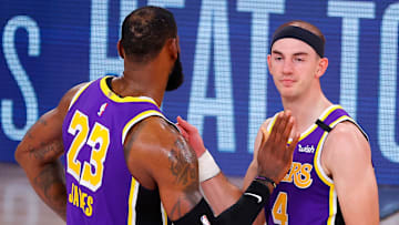 LeBron James ha destacado la labor de Alex Caruso en más de una oportunidad