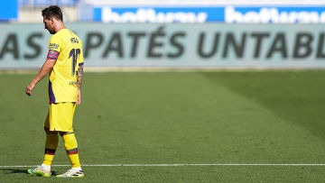 Messi, la única esperanza del Barcelona 