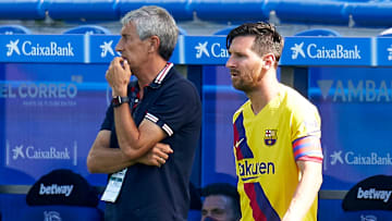 Quique Setién est revenu sur la gestion compliquée du cas Messi