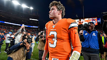 Denver Broncos quarterback Drew Lock